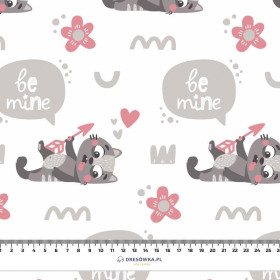 CATS AND ARROWS / be mine (CATS WORLD) / white - looped knit fabric