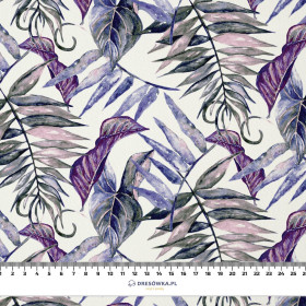 LEAVES PAT. 6 (TROPICAL NATURE) (Very Peri) - Viscose jersey