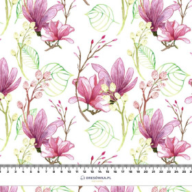 MAGNOLIAS PAT. 3 (BLOOMING MEADOW) - looped knit fabric