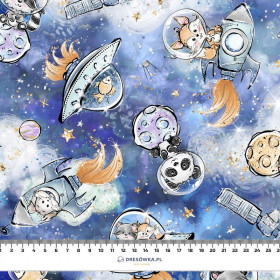 SPACE CUTIES pat. 2 (CUTIES IN THE SPACE) - Cotton woven fabric