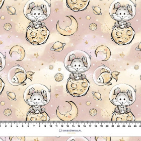 SPACE CUTIES pat. 4 (CUTIES IN THE SPACE) - looped knit fabric