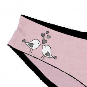 WOMEN'S PANTIES - BIRDS IN LOVE (HAPPY VALENTINE’S DAY)