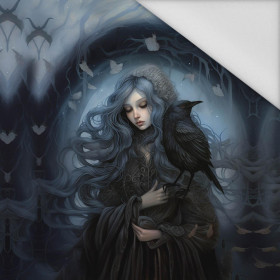 GOTHIC GIRL PAT. 2 - panel (60cm x 50cm) Waterproof woven fabric