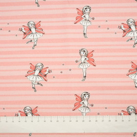 FAIRIES / pink - Viscose jersey WE210