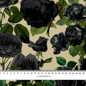 BLACK ROSES - Crepe