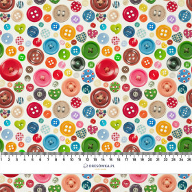 COLORFUL BUTTONS - Waterproof woven fabric