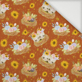 BUNNIES PAT. 4 (CUTE BUNNIES) - Woven Fabric for tablecloths