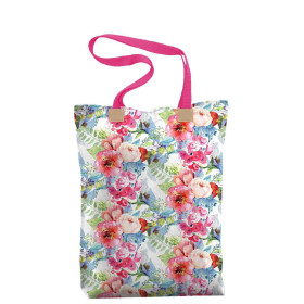 SHOPPER BAG - WILD ROSE PAT. 3 (IN THE MEADOW) - sewing set