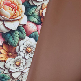BROWN (46 cm x 50 cm) - matte leatherette