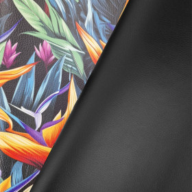 BLACK (46 cm x 50 cm) - matte leatherette