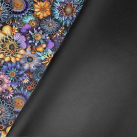 BLACK (46 cm x 50 cm) - matte leatherette