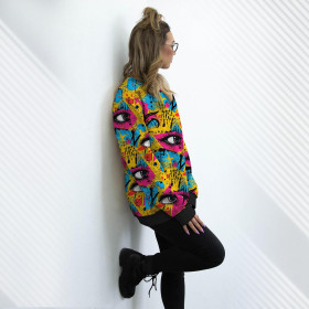 EYES WZ.2 - brushed knitwear with elastane ITY