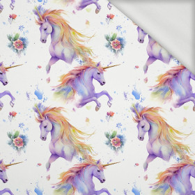 FAIRY WORLD wz.14 (UNICORN) - looped knit fabric