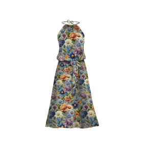 FLOWERS wz.15 - viscose woven fabric