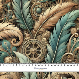 FLOWERS WZ.36 - looped knit fabric