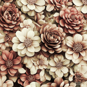 FLOWERS WZ.3/ Mocha Mousse 