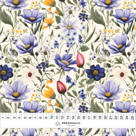 FLOWERS wz.4 - viscose woven fabric