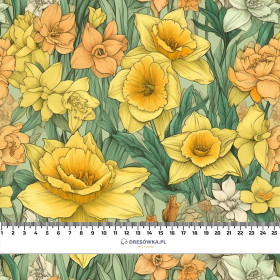 FLOWERS WZ.52 - looped knit fabric