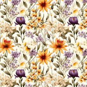 FLOWERS wz.5- Upholstery velour 