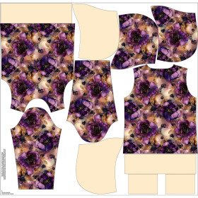 CLASSIC WOMEN’S HOODIE (POLA) - FLOWERS WZ.61 - sewing set