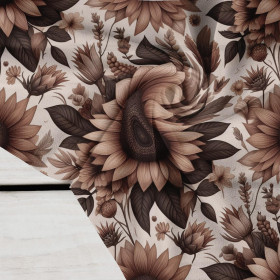 FLOWERS WZ.7/ Mocha Mousse  - Crepe