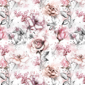 FLOWERS wz.9 - looped knit fabric