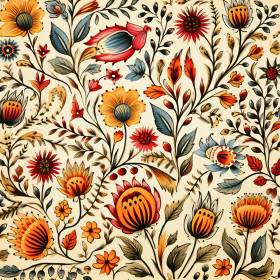 Folk Art wz.17 - Viscose jersey