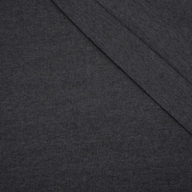GRAPHITE - Ribbed knit fabric