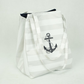 XL bag with in-bag pouch 2 in 1 - WHITE ANCHOR - sewing set