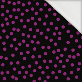 HALLOWEEN wz.17 / DOTS - looped knit fabric with elastane ITY