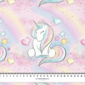 UNICORNS AND RAINBOW  pat. 2 (WONDERLAND) - Bambusstoff 170g