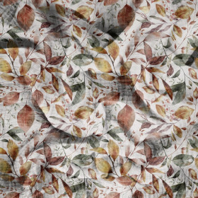 AUTUMN LEAVES PAT. 2 (COLORFUL AUTUMN) - Cotton muslin