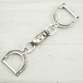 Metal snap hook with D-rings set