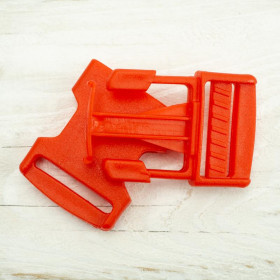 Plastic Side release Buckle P 25 mm - red