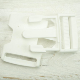 Plastic Side release Buckle P 30 mm - white