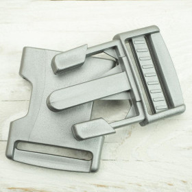 Plastic Side release Buckle P 30 mm - silver