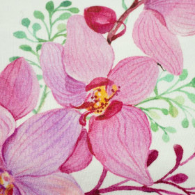 HUMMINGBIRDS AND FLOWERS - Viskose-Jersey WE210