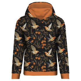 PASTEL BIRDS PAT. 7 (Hummingbirds) - Crepe