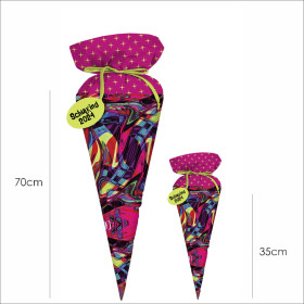 First Grade Candy Cone - COLORFUL ABSTRACTION - sewing set
