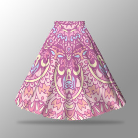 COLORFUL MANDALA pat. 2 - skirt panel "MAXI" - Viscose jersey