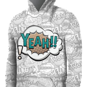 MEN’S HOODIE (COLORADO) - COMIC BOOK / yeah (colorful) - sewing set 