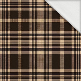CHECK 2/ Mocha Mousse  - looped knit fabric with elastane ITY