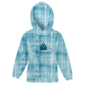 KID'S HOODIE (ALEX) - KRUSZYNKA - looped knit fabric
