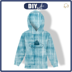 KID'S HOODIE (ALEX) - KRUSZYNKA - looped knit fabric