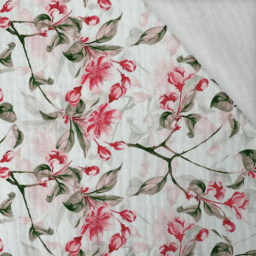 FOLK FLORAL pat. 2 (FOLK FOREST) - Cotton muslin