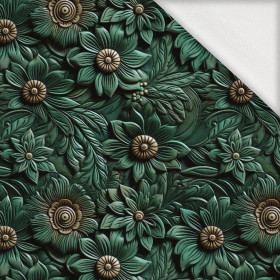 Leather Pattern wz.14 - looped knit fabric with elastane ITY