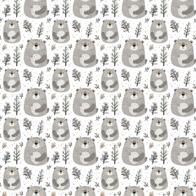 LET IS SNOW wz.4 - looped knit fabric