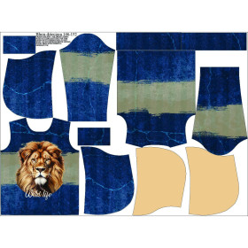 KID'S HOODIE (ALEX) - LION - sewing set