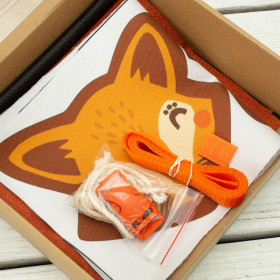KIDS POUCH BAG - FOXES IN THE FORREST