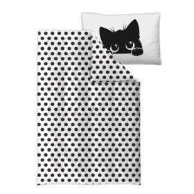 KIDS BEDDING - LOOKING CAT - sewing set